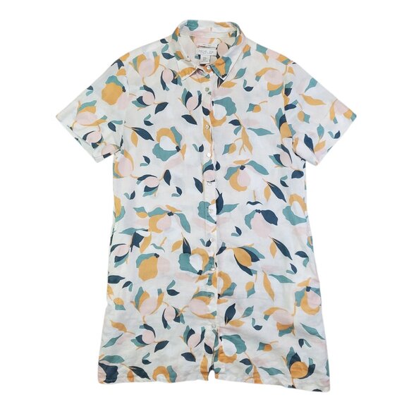 Rachel Zoe 100% Linen Button Front Mini Dress - Medium - Picture 8 of 8